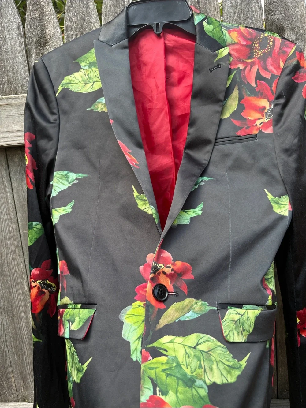 ASOS 36R roses blazer!!